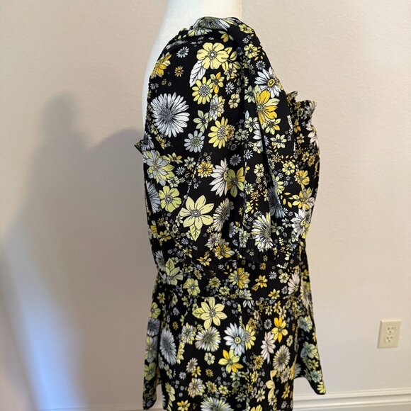 City Chic CCX Daisy Peplum Corset Top - Picture 2 of 5